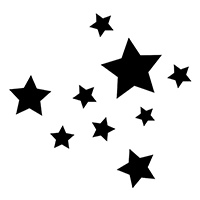 Star stencils Star stencils